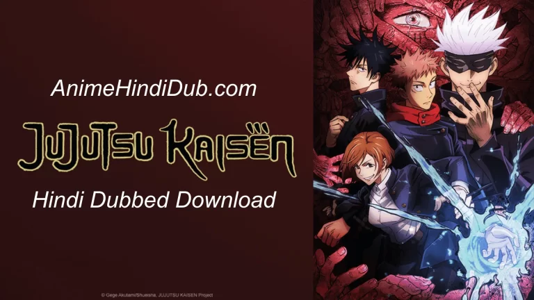 Jujutsu Kaisen Hindi Dubbed Multi Audio Download Season 1