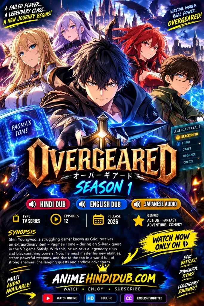 Overgeared Season 1 [Hindi-Eng-Jap] Multi Audio 720p & 1080p HD